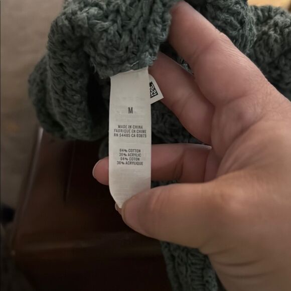 Aerie Green Cropped Ribbed Tank Top - Picture 6 of 7